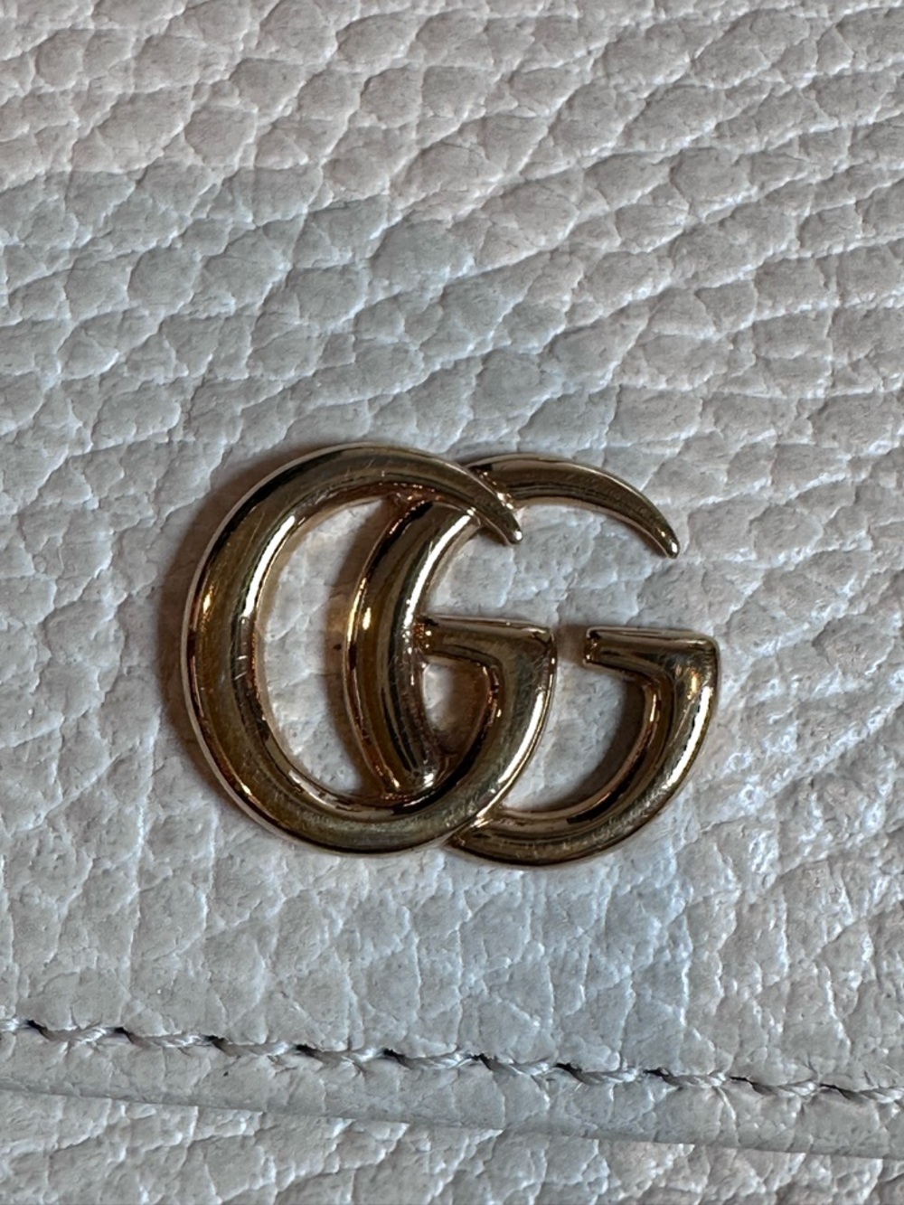 GUCCI GG Marmont Double G Continental
Wallet Long Wallet Beige Leath - Picture 5 of 13